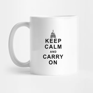 Capitol Keep Calm White Mug